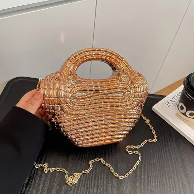 YOUNG LADY ACRYLIC CHAIN BAG FOR WOMEN 